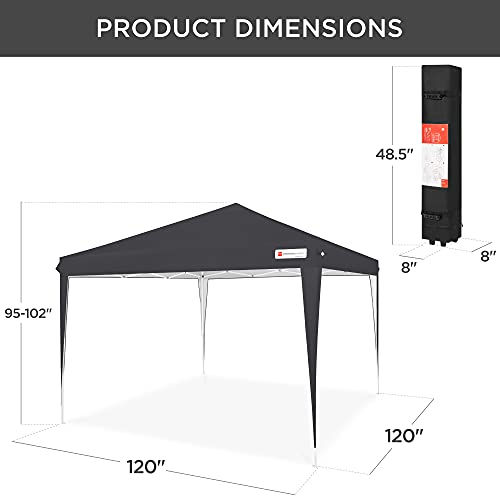 10x10ft Pop Up Canopy Outdoor Portable Folding Instant Lightweight Gazebo